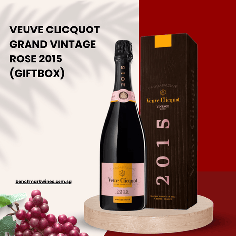 Veuve Clicquot Grand Vintage Rose 2015 (Giftbox) 750ml - ChampagneBenchmark Wines