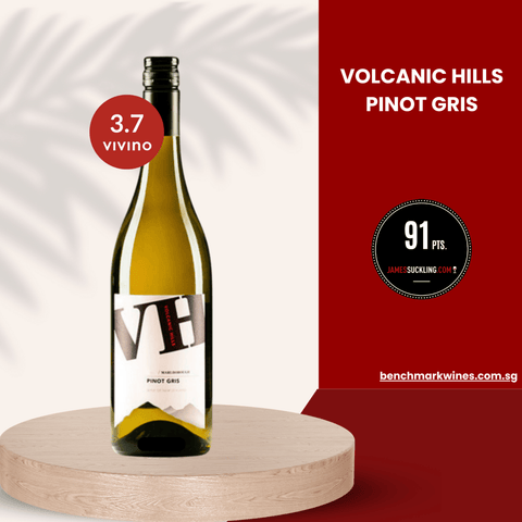 Volcanic Hills Pinot Gris 2018 Marlborough, 750ml - Benchmark WinesBenchmark Wines