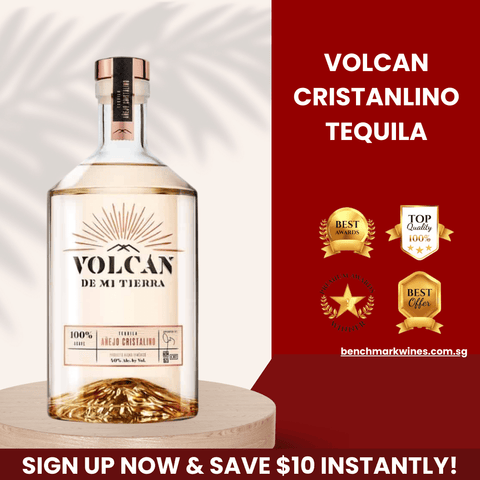 Volcano Cristalino Tequila, 700ml - TequilaBenchmark Wines